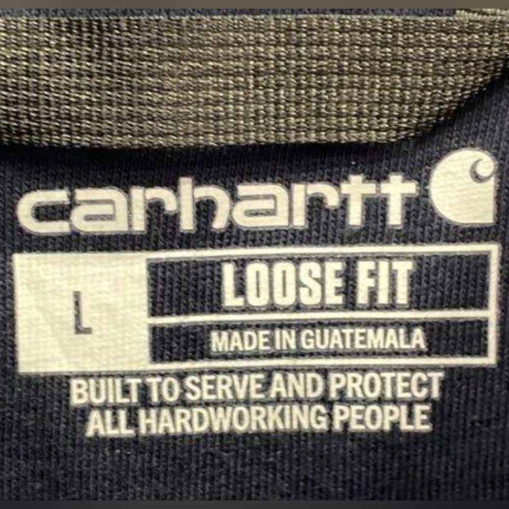 Carhartt Midweight Quarter-Zip Mock-Neck Sweatshirt Size L NWOT MSRP $59.99 - Picture 4 of 5